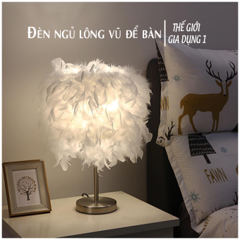 Đèn Ngủ Lông Vũ Để Bàn Điệu Đà Sang Trọng Đèn Ngủ Lông Vũ , Đèn Ngủ Lông Vũ Để Bàn Trang Trí Siêu Đẹp , Có Nhiều Màu Sắc Cắm Usb Dn007 , Đèn Ngủ , Đèn Ngủ Để Bàn