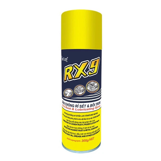 Dầu chống rỉ sét và bôi trơn rx9 300g