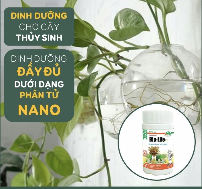 Bio - life dung dịch trồng thủy canh ,cung cấp dưỡng chất cho cây trồng thủy sinh 100ml