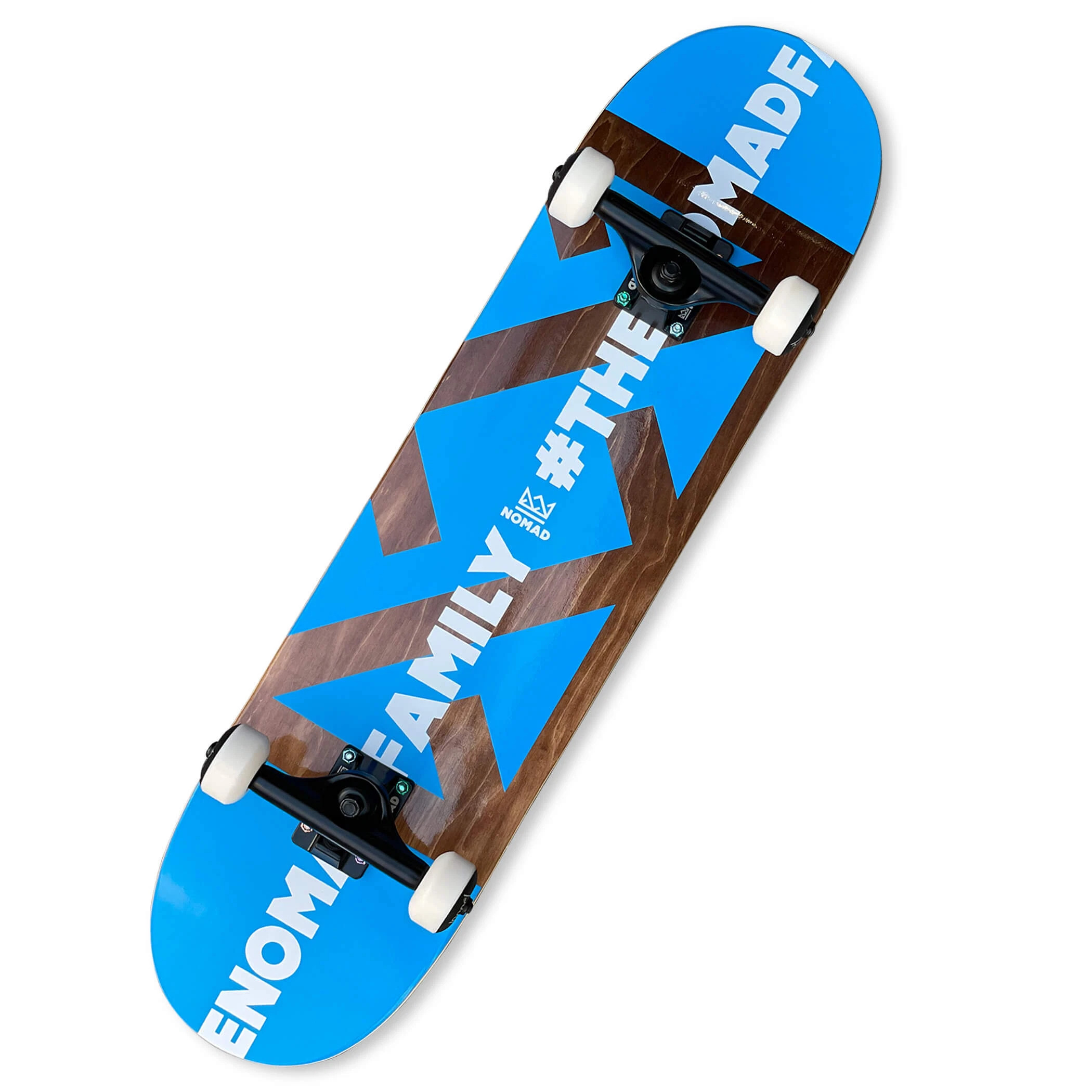 Ván trượt skateboard nomad complete wood hashtag blue 8.0