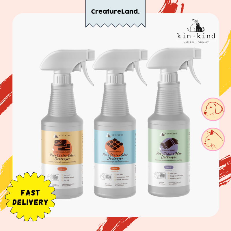 Kin Kind Multisurface Pee Stain Odor Destroyer Citrus - 32 Fl Oz  354 Ml - View #7