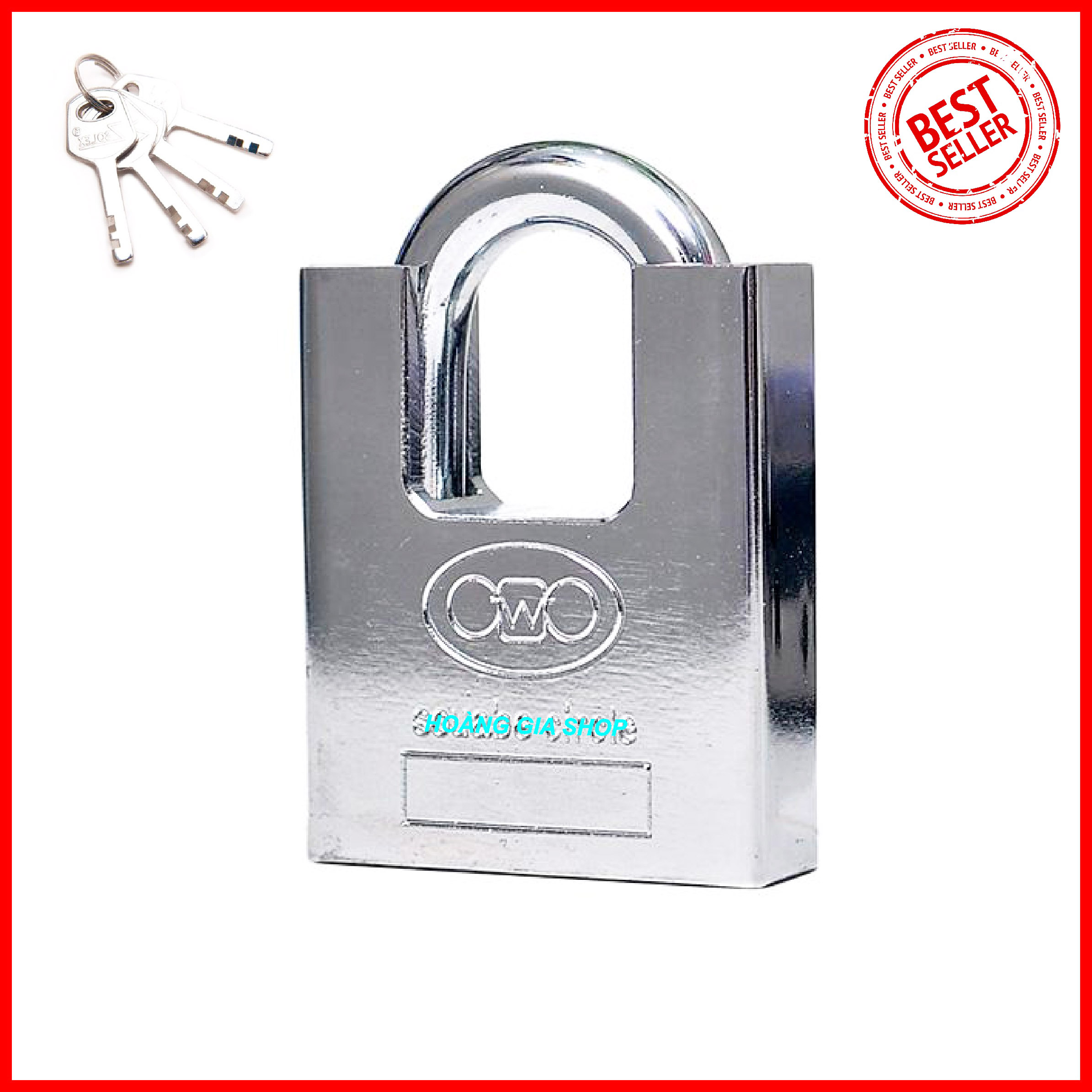 Ổ KHOÁ HỢP KIM CHỐNG CẮT LOẠI LỚN 60MM - o khoa nha khoa chong cat