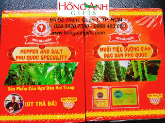 Muối tiêu dưỡng sinh Phú quốc - hộp 500g