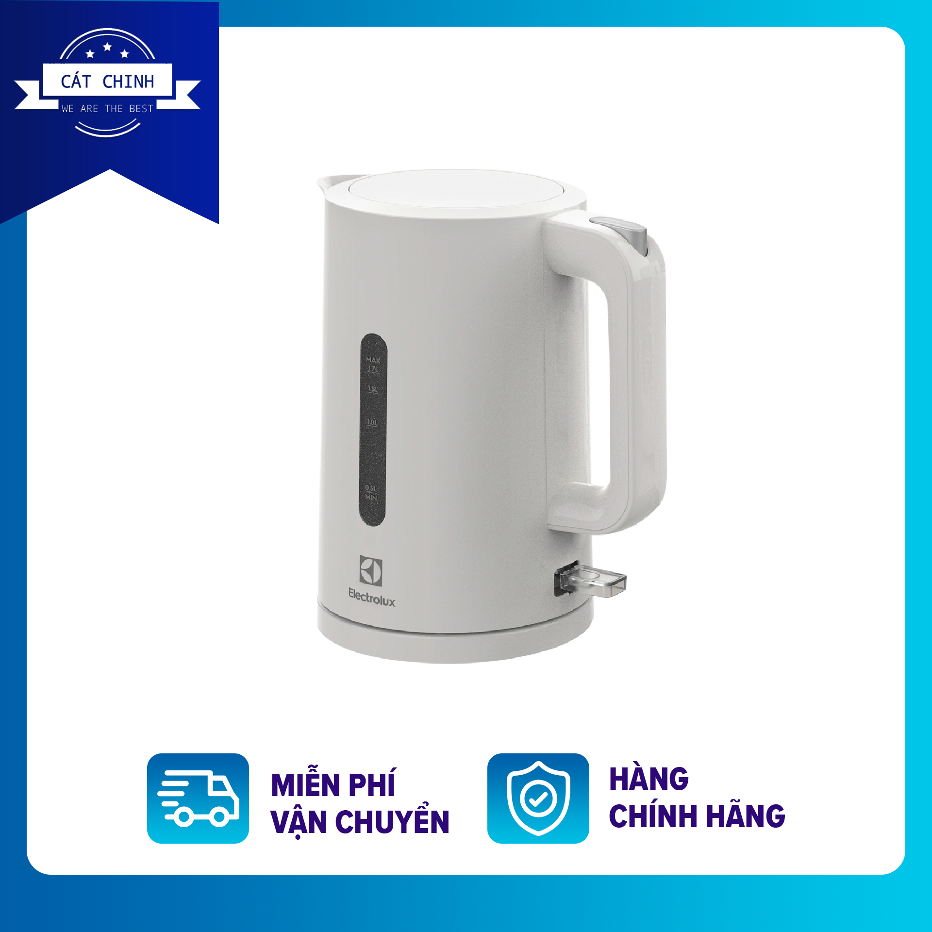 Freeship-bình đun siêu tốc electrolux 1.7 lít e2ek1-100w- bảo hành 12 tháng -799032619- ]