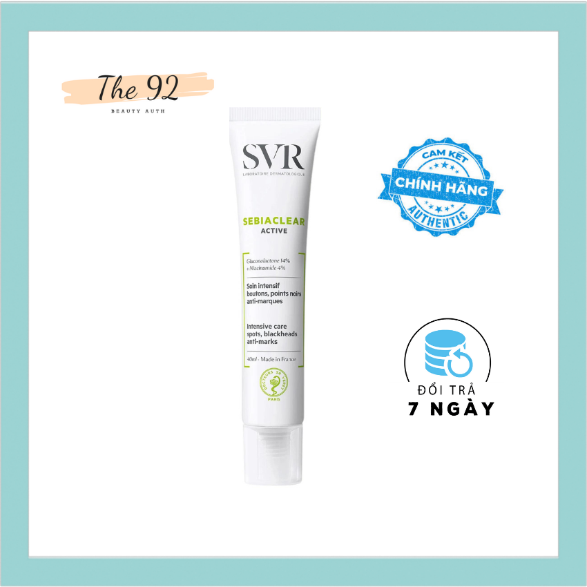 Kem dưỡng ẩm svr active gel 40ml cho da dầu mụn the 92.beauty