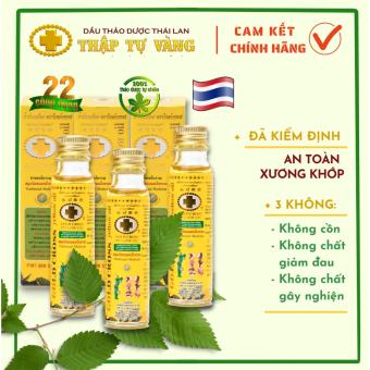 Mới Dầu Thập Tự Vàng Thái Lan Gold Cross Yellow Oil chai 15ml