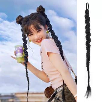 Tóc Giả Tết Bím Dài Kiểu Đuôi Ngựa - Bím Tóc Dài 70cm QiQiShop