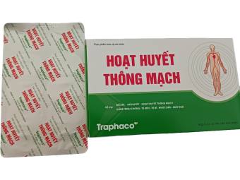 Hoạt huyết thông mạch giảm tê mỏi tay chân đau đầu mất ngủ traphaco- hộp 30 viên