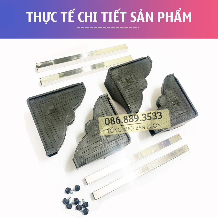 Chân Kệ Để Máy Giặt - Tủ Lạnh - Máy Sấy - Dễ Dàng Lắp Đặt - Chống Rung Lắc