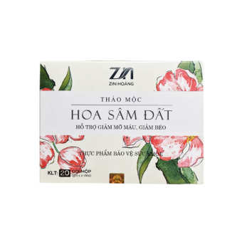 Trà giảm cân Hoa Sâm Đất mẫu mới (20 Gói x 02 viên) giúp giảm mỡ máu béo phì