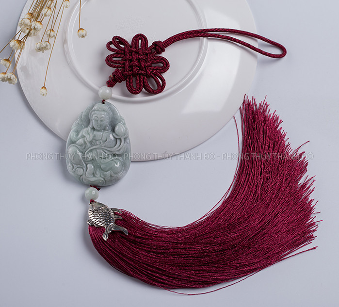 Ngọc bội phật bà quan âm - trấn trạch, thượng lộ bình an, thăng tiến về công danh - phong thủy thành đô
