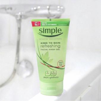 Sữa Rửa Mặt Simple Gel Kind To Skin Refreshing Facial Wash Gel