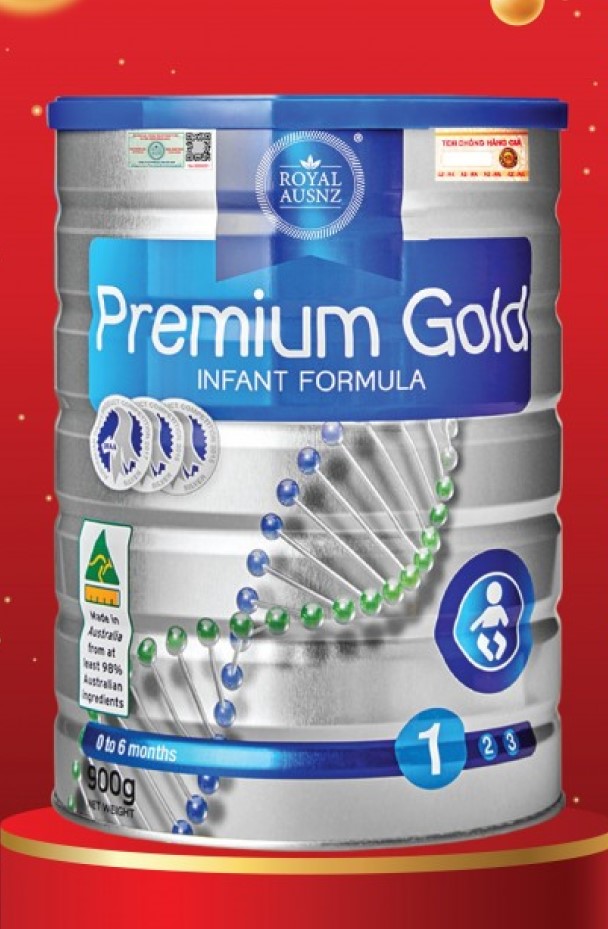 Sữa hoàng gia Premium Gold 1 Infant Formula - Dành cho trẻ từ 0