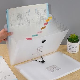 Bìa kẹp hồ sơ tài liệu A4, túi đựng tài liệu đa năng nhiều ngăn tiện lợi