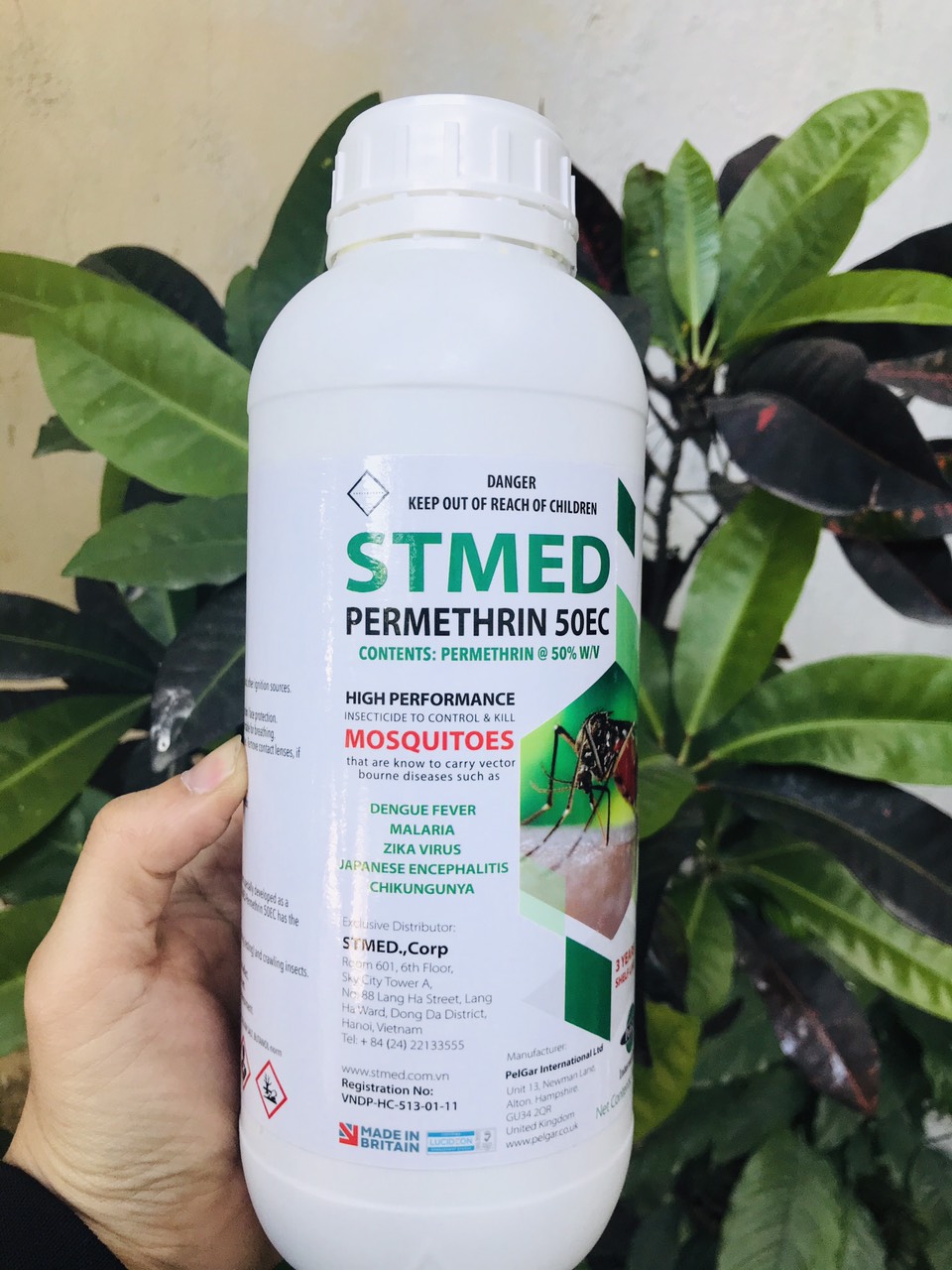 stmed permethrin 50ec lọ 1000ml - thuốc diệt muỗi côn trùng hiệu quả - thuốc diệt muỗi nhập khẩu - thuốc xịt muỗi y tế 4