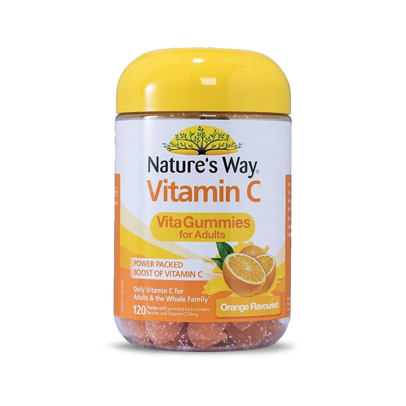 Kẹo dẻo vitamin c nature's way hộp 120v