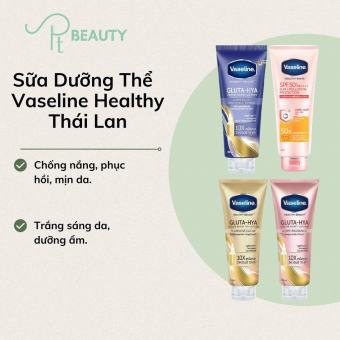 Sữa Dưỡng Thể Trắng Da Vaseline Healthy Thái Lan