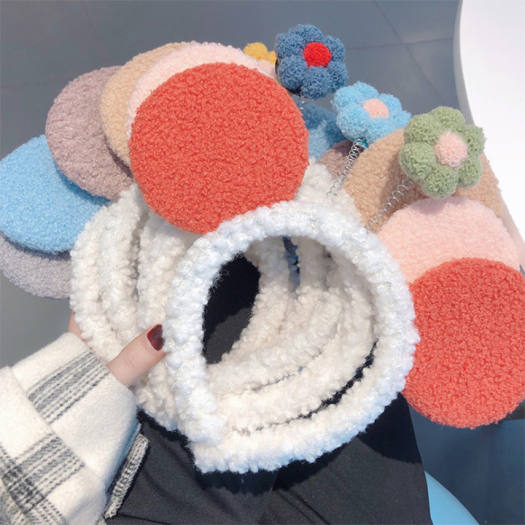 Băng Đô Rửa Mặt Cài Tóc bông Hoa Hàn Quốc Cute Xinh Nữ, Bờm Rửa Mặt Cài Tóc Bông Hoa