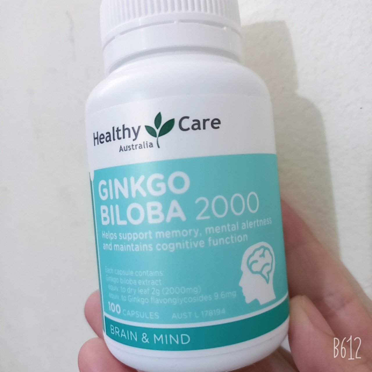 Bổ não ginkgo biloba 100v ginkgo healthycare
