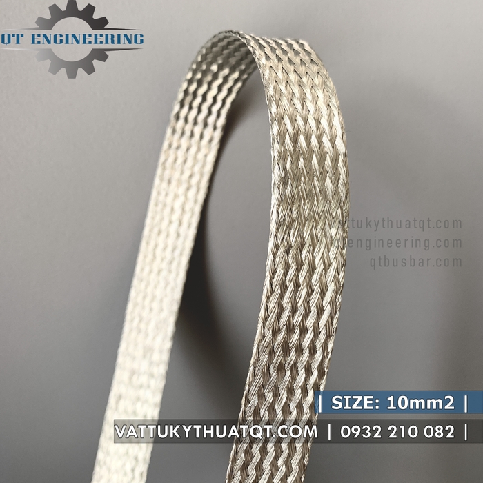 Dây đồng bện mạ thiếc tiết diện 10mm2 | bán lẻ đoạn 1m, 5m | vattukythuatqt.com