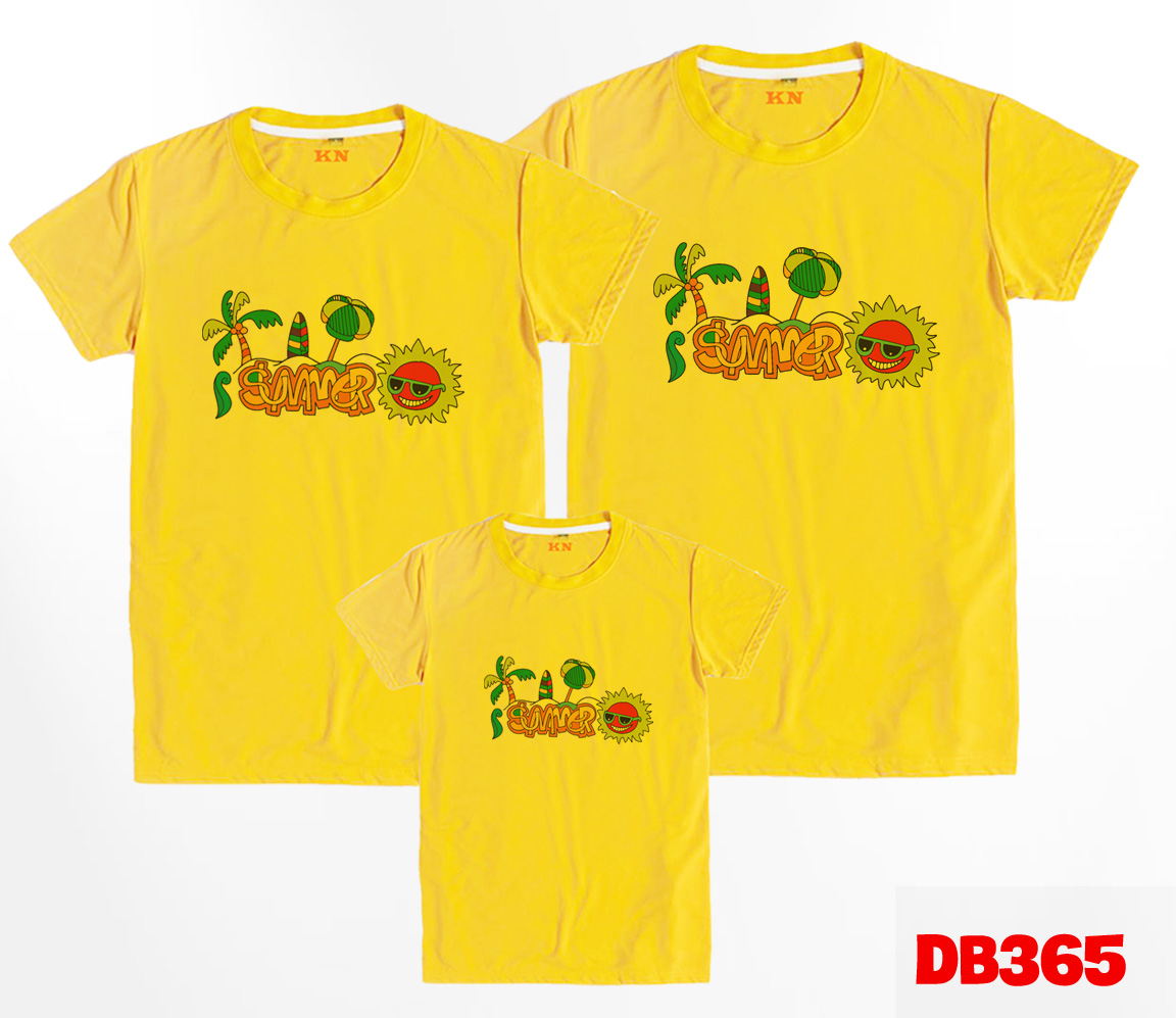 Áo thun gia đình mùa hè summer - ktqn tshirt and uniform