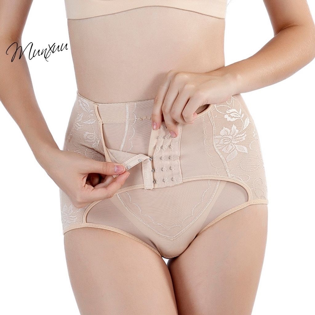 Quần gen nịt bụng, quần gen bụng mặc váy định hình vòng eo có móc cài mã 316