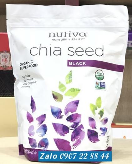 Hạt Chia Nutiva Chia Seed Cao Cấp Từ Mỹ (907gr)