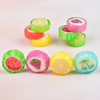 Combo 1000g kẹo cứng hương vị trái cây bốn mùa hình dáng siêu cute