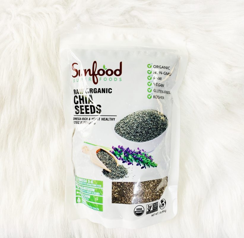 Hạt Chia Hữu Cơ sunfood-100g chiết túi zip