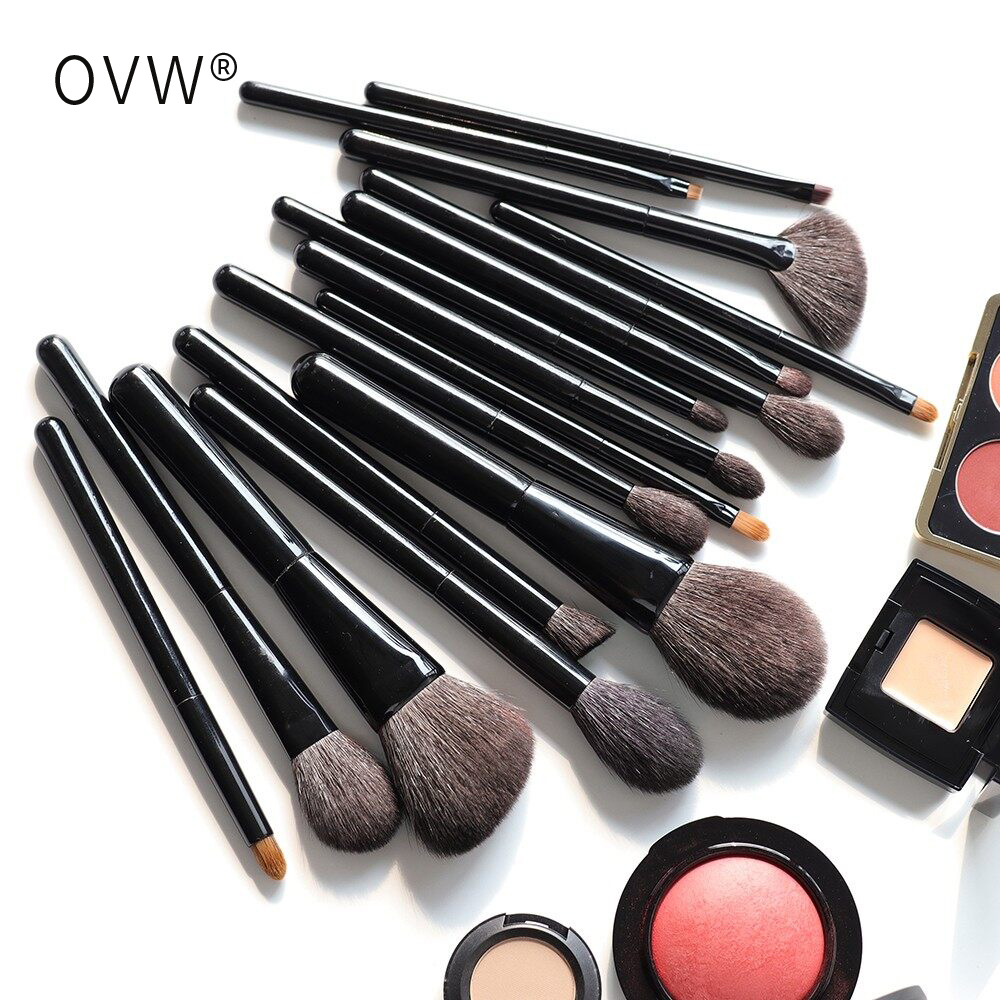OVW DLH 18 Pcs. Multi-Functional Makeup Set Eye Shadow Powder Blending Eyeliner Eyebrow Brush