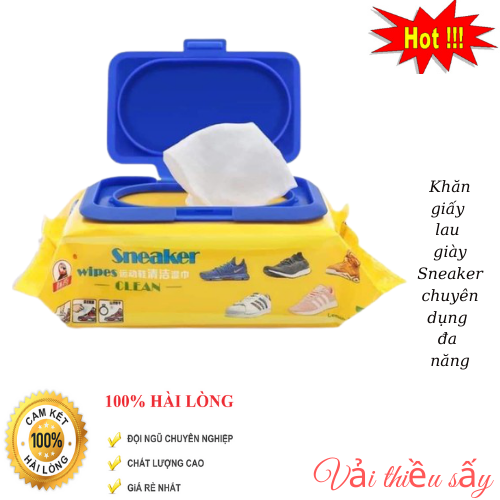 Khăn giấy lau giày Sneaker chuyên dụng đa năng
