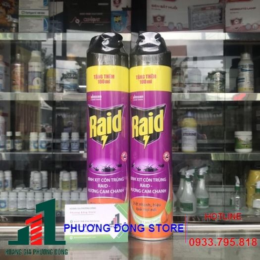 Bình xịt muỗi RAID 600ml -700ml