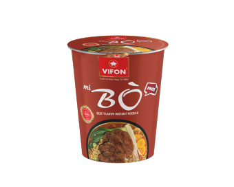Thùng 24 Ly Mì Bò NGON NGON VIFON (60g / Ly)