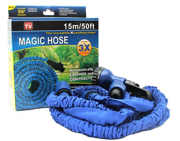 Bộ vòi nước thông minh đa năng magic hose - xịt giãn nở 15m giãn nở và co lại tuyệt vời lớp vải bên ngoài siêu dày mà dẻo.