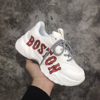 Giày độn đế MLB Boston tăng chiều cao thể thao sneaker nam nữ HOT TREND