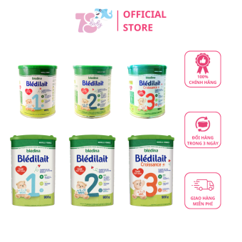 SỮA BỘT BLEDILAIT BLEDINA PHÁP SỐ 1,2,3 400G/900G NHẠT MÁT