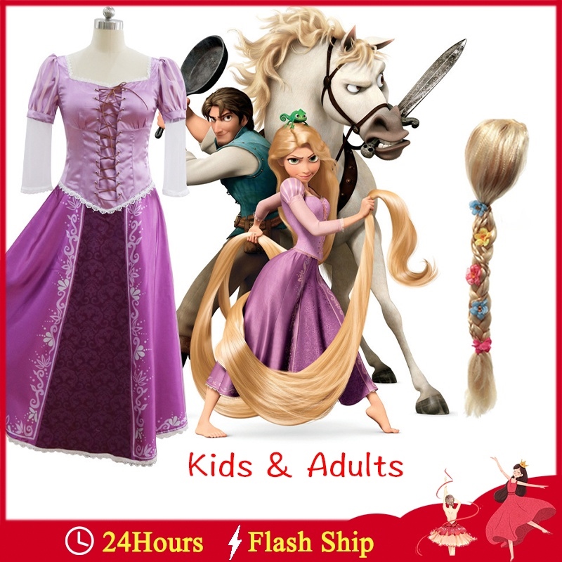 Rapunzel fancy dress on sale adults