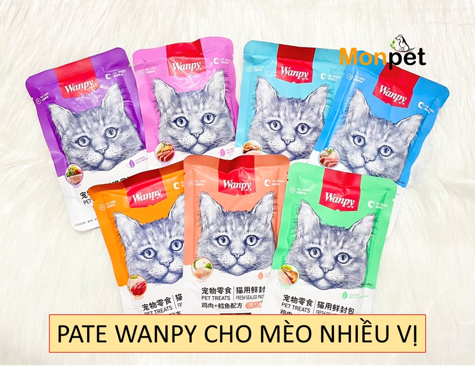 Pate Wanpy Cho Mèo Thức ăn cho mèo 80g