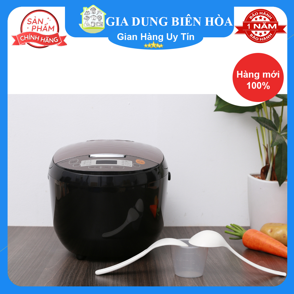 Nồi cơm điện tử midea 1.8 lít mb-fs5018b-số người ăn 4-6 người công suất:860w lòng nồi dày:2mm-phủ chống dính -tiện ích:có xửng hấp