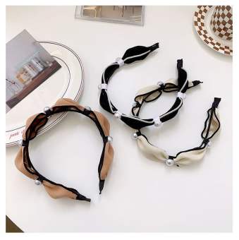 Bờm tóc, cài tóc nữ băng đô gắn ngọc trai nhân tạo siêu xinh LOZI (BOM01)