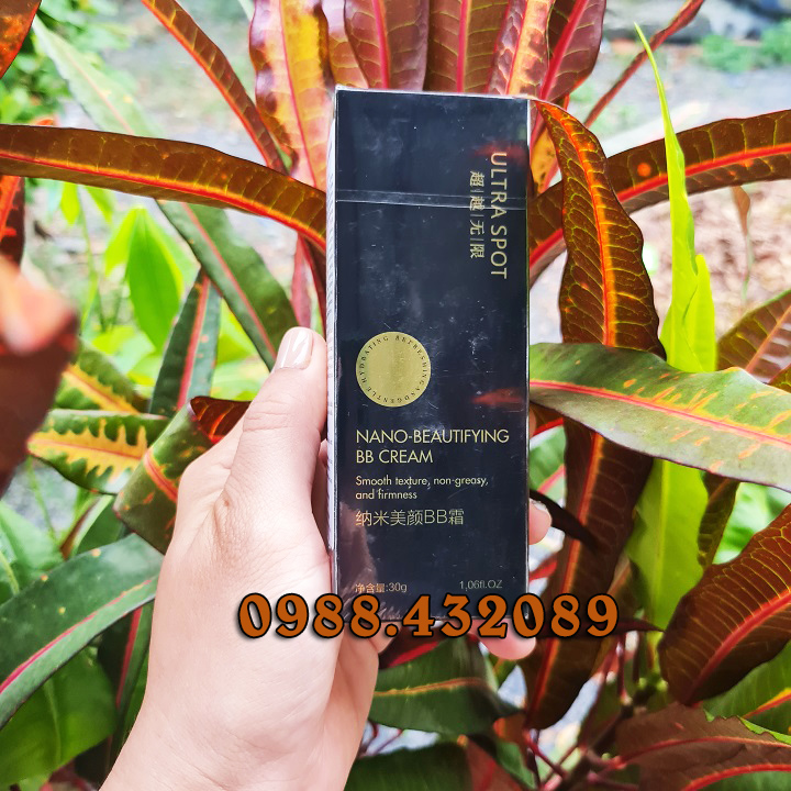 Kem chống nắng nano beautifying bb cream ultraspot hong kong