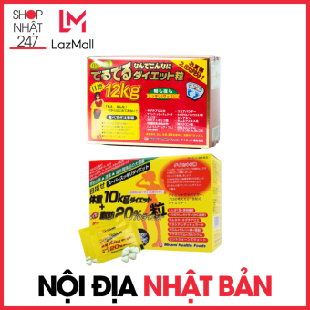 Viên uống giảm cân Minami giảm mỡ bụng đùi bắp tay bắp chân tan mỡ body an toàn Minami Kendai Eat & Diet nội địa Nhật Bản
