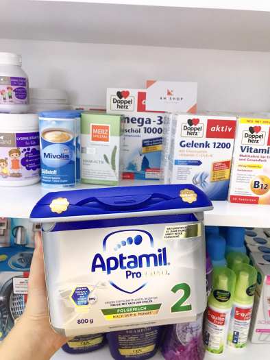 Sữa Aptamil Đức - Hộp bạc số 2 800g (6-10m)