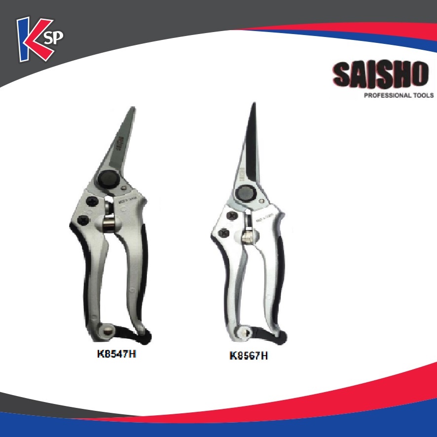 SAISHO K-8567H / K-8547H PRUNING SHEAR (MADE IN TAIWAN) Harga  48 Ringgit*Penghantaran Percuma