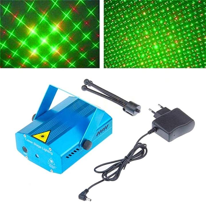 Đèn sân khấu laser Đèn vũ trường USA - ĐÈN LED LASER SN-09A SÂN KHẤU CHỚP CHẤM BI - Đèn chiếu laser phòng bay cảm ứng nhạc - Đèn led sân khấu vũ trường karaoke