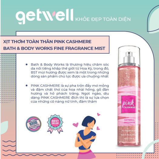 Pink cashmere bath online and body works smell