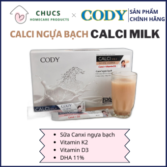 Calci Milk White Horse – Canxi Ngựa Bạch