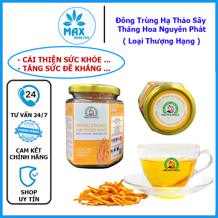 [Freeship Max]_ Đông Trùng Hạ Thảo Sấy Thăng Hoa Thượng Hạng Nguyên Phát 10.5Gram-12.5Gram Bồi Bổ Cơ Thể Tăng Cường Sức Khỏe,Bổ Sung Dưỡng Chất Quý,Ngăn Ngừa Lão Hõa, Giúp Da Sáng Mịn MAXstore