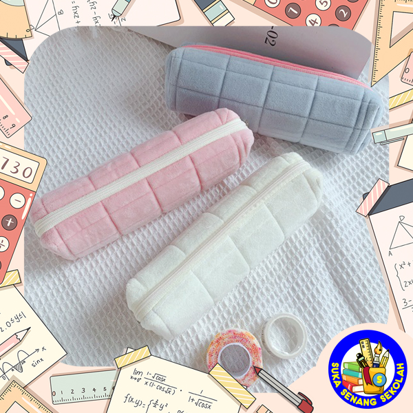Tempat Pensil Bantal Bulu / Kotak Pensil SK0053