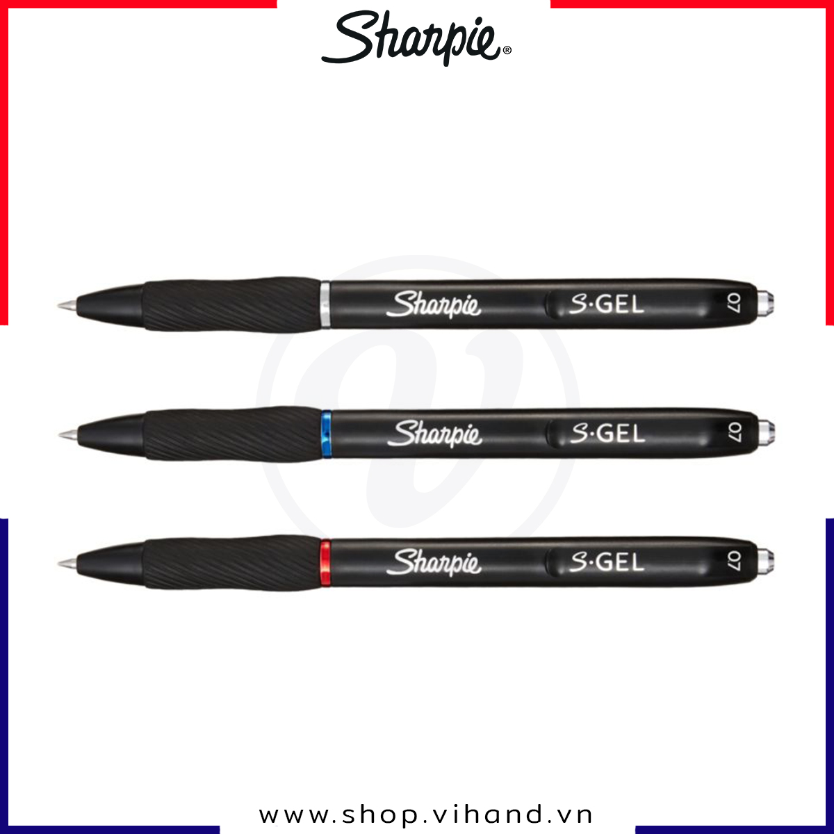 [HCM]Bút bi gel cao cấp Sharpe S-Gel Medium 0.7mm